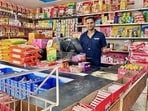 This image, claiming to show Vivek Sharma, actually shows a YouTuber and grocery store owner named Sumit Gorai. This image, claiming to show Vivek Sharma, actually shows a YouTuber and grocery store owner named Sumit Gorai.