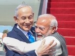 Israeli Prime Minister Netanyahu with PM Modi in February this year