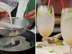 Kunal Kapur shares how to make ginger ale syrup and drink. (@chefkunal/Instagram)