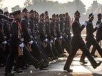 One of the first routines upon joining the National Defence Academy (NDA), Khadakwasla, is receiving kits, or assorted dresses, and having them fitted. (HT file photo)