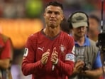 Cristiano Ronaldo was in tears after Portugal's defeat to Spain.