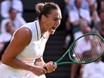 Belarus's Aryna Sabalenka played against Japan's Naomi Osaka this weekend. 