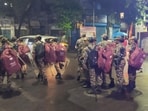 TMC linked heavy police deployment and barricading outside former chief minister Mamata Banerjee to an attempt to prevent her from visiting the girl’s family. (X)