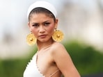Zendaya embraced her inner Athena in a stunning, custom ivory Jacquemus gown. (Photo by Scott A Garfitt/Invision/AP)