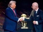FIFA President Gianni Infantino, right, awards President Donald Trump with the FIFA Peace Prize during the draw for the 2026 soccer World Cup FIFA President Gianni Infantino, right, awards President Donald Trump with the FIFA Peace Prize during the draw for the 2026 soccer World Cup