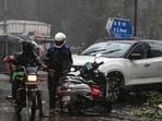 With 153 mm of rain in the 24 hours ending 5pm on Sunday, Mumbai recorded 74% of July’s average rainfall in just four days. (HT PHOTO)