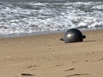 The six solid spheres were initially suspected to be pieces of space debris.
