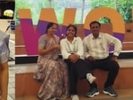 An Infosys employee said her dream came true after she took her parents to visit her office for the first time.