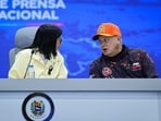 Delcy Rodríguez, Venezuela’s interim president, and Interior Minister Diosdado Cabello, in Caracas, July 2.