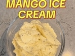 Try this gastroenterologist-recommended mango ice cream to curb your sweet cravings. 