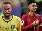 Neymar, after Brazil lost to Norway, and Cristiano Ronaldo, after Portugal lost to Spain.