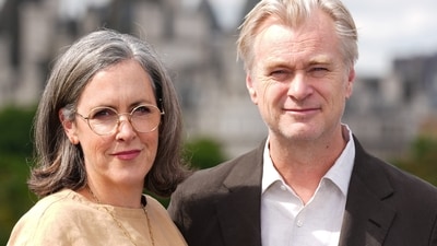 Producer Emma Thomas, left, and director Christopher Nolan at the photo call for The Odyssey in London. It is Nolan's much-awaited film after the Oscar-winning Oppenheimer. (Photo by Scott A Garfitt/Invision/AP) (AP Photo/Scott A Garfitt) Producer Emma Thomas, left, and director Christopher Nolan at the photo call for The Odyssey in London. It is Nolan's much-awaited film after the Oscar-winning Oppenheimer. (Photo by Scott A Garfitt/Invision/AP) (AP Photo/Scott A Garfitt)