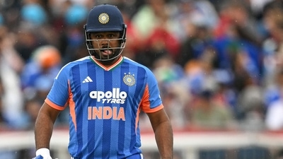 Sanju Samson has been dropped from the T20I squad. (AFP) Sanju Samson has been dropped from the T20I squad. (AFP)