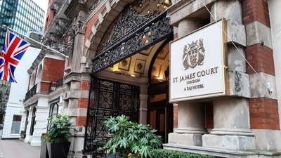 St James Court, a prestigious London hotel, was once in disarray but transformed by the Taj Group. (St James Court)