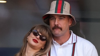 Taylor Swift and Travis Kelce married at Madison Square Garden on July 3, with guests now sharing details of the star-studded night. (AFP)