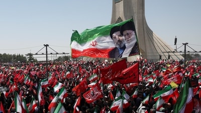 Mourners call for revenge against US President Donald Trump as thousands gather for the state's former Supreme Leader Ayatollah Ali Khamenei's funeral proceedings (Reuters)