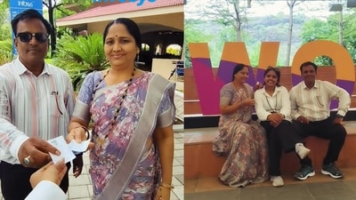 An Infosys employee said her dream came true after she took her parents to visit her office for the first time. (Instagram/hello_its_bhagya)