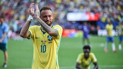 Neymar retired with Brazil's exit from the 2026 FIFA World Cup. (AFP)