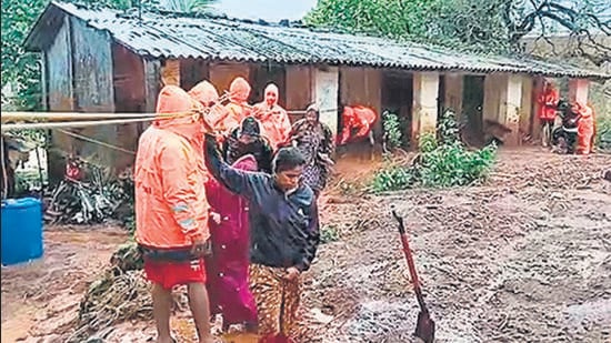 Three dead as heavy rains trigger landslide in Maval
