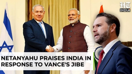 Netanyahu praises India in response to JD Vance's jibe