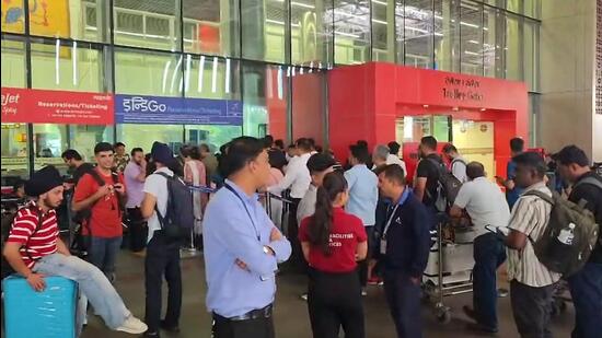 Heavy rainfall conditions disrupted flight operations at Pune airport on Monday, with two incoming flights diverted, several arrivals and departures delayed, and flight cancelled. (FILE)
