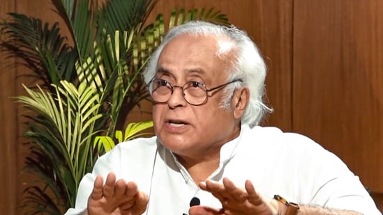 Congress MP Jairam Ramesh speaks during an interview. (PTI/File)