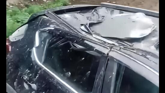 Rain fury: 14-year-old girl killed after boulder hits car in Himachal's Chamba