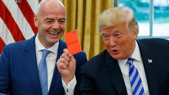 Donald Trump revealed that he asked FIFA to review the red card decision.