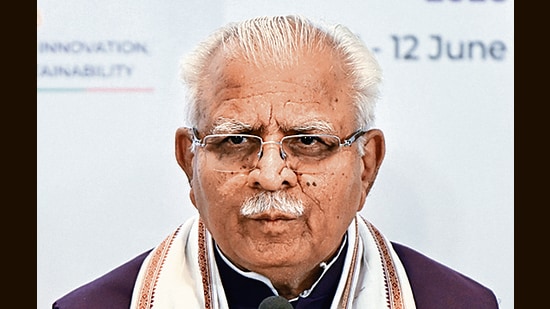 Union power minister Manohar Lal Khattar on Monday said that any dialogue with neighbour Pakistan would be possible only after they take action against terrorism. (File Photo)