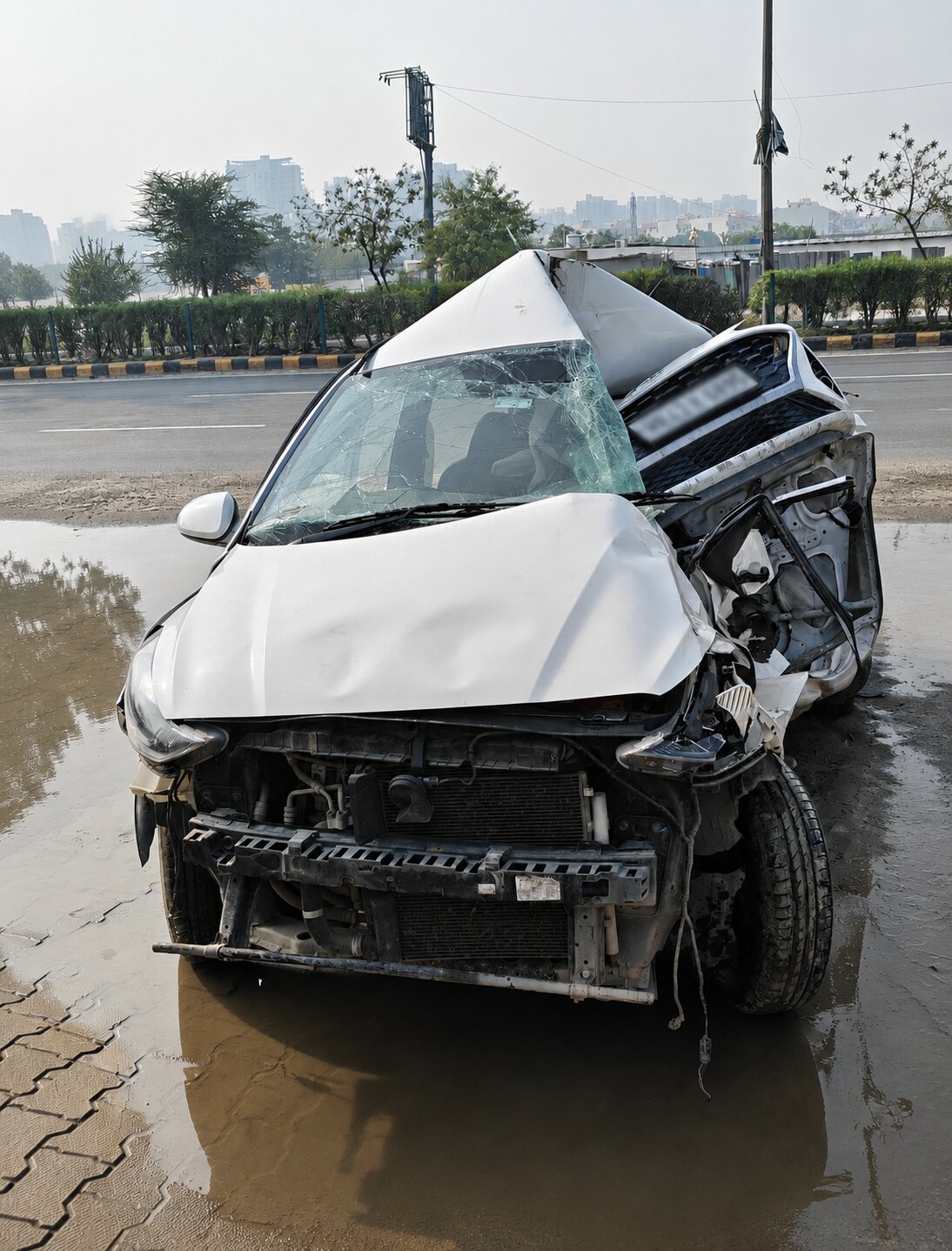 Rahul Gill and Umang Beniwal were declared dead at a private hospital, while one injured man remains in critical condition with multiple fractures. (HT) Rahul Gill and Umang Beniwal were declared dead at a private hospital, while one injured man remains in critical condition with multiple fractures. (HT)