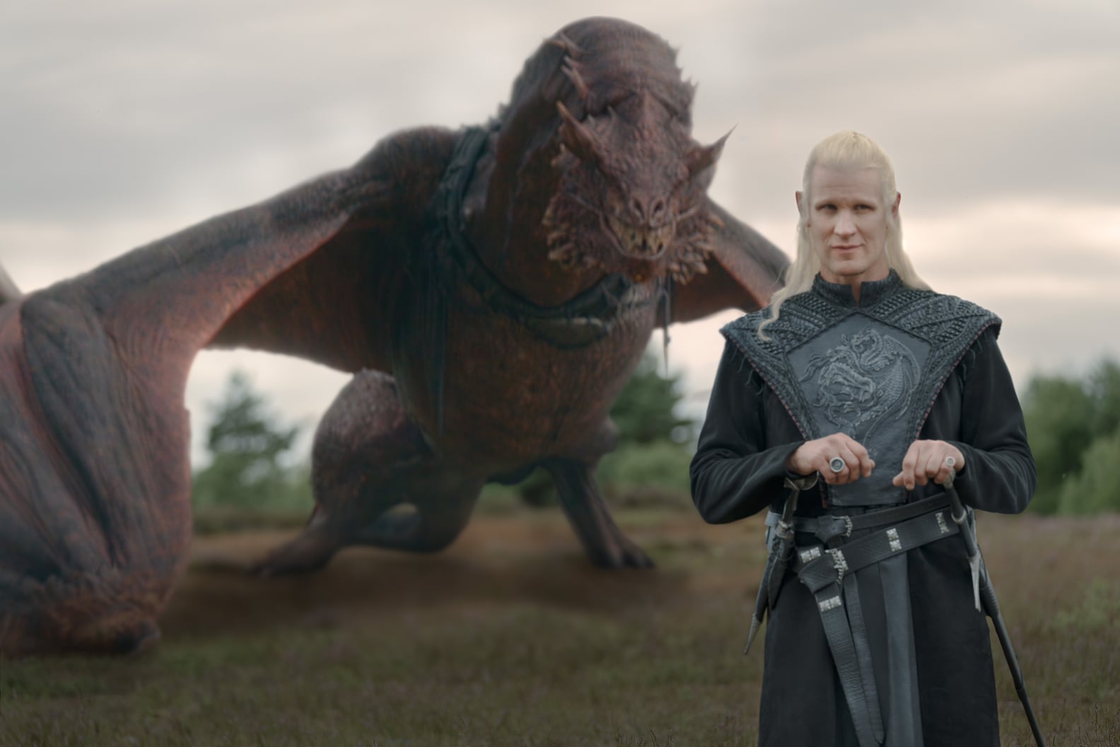 Daemon Targaryeon and Caraxes. (HBO) Daemon Targaryeon and Caraxes. (HBO)