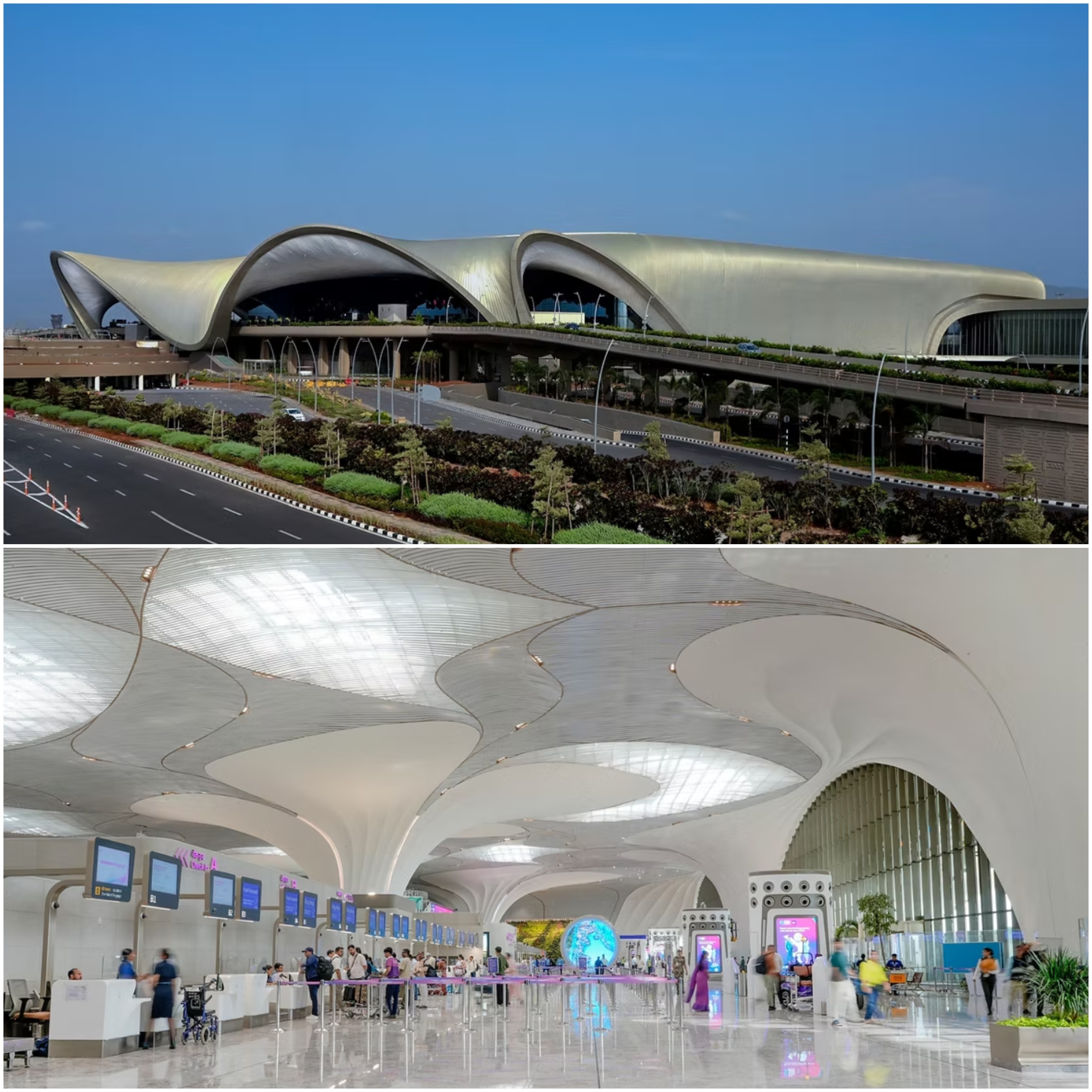 Navi Mumbai International (Terminal 1) is a futuristic, lotus-inspired architectural marvel. (Pics: Prix-versailles.com/2026) Navi Mumbai International (Terminal 1) is a futuristic, lotus-inspired architectural marvel. (Pics: Prix-versailles.com/2026)