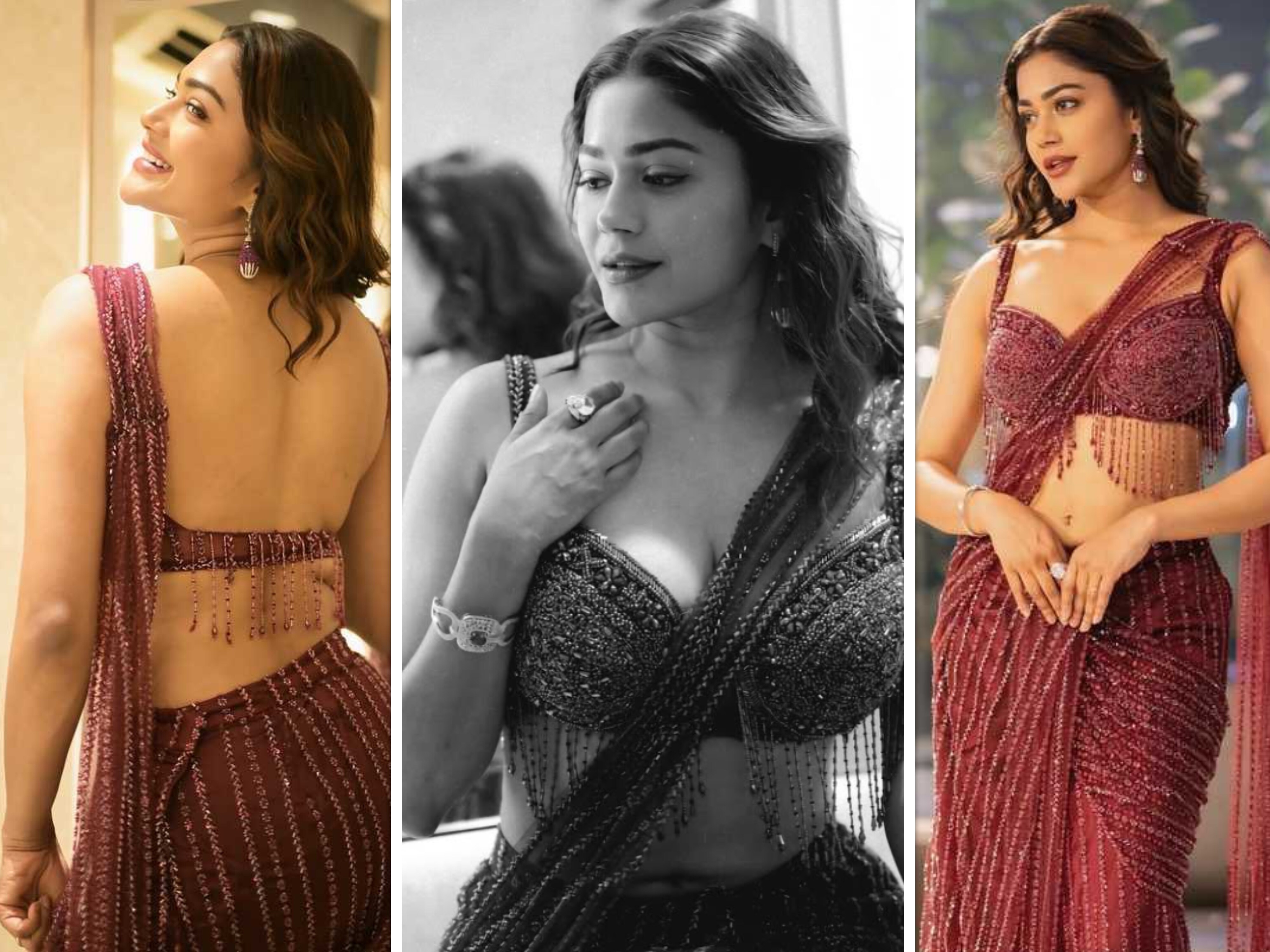 <p>టాలీవుడ్ హీరోయిన్ పాయల్ రాధాకృష్ణ లేటెస్ట్ పిక్స్ వైరల్ గా మారాయి. ఈ భామ చీరలో అందంతో అదరగొట్టింది. </p> <p>టాలీవుడ్ హీరోయిన్ పాయల్ రాధాకృష్ణ లేటెస్ట్ పిక్స్ వైరల్ గా మారాయి. ఈ భామ చీరలో అందంతో అదరగొట్టింది. </p>
