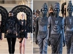 Rahul Mishra unveiled his Spring/Summer 2026 couture collection, Devi, at Paris Haute Couture Week, celebrating the divine feminine through sculptural silhouettes, hand embroidery and motifs inspired by centuries-old Indian temple art.