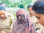 Nashik [Maharashtra], May 11 (ANI): The accused Nida Khan appears before the Nashik Road Court in connection with the ongoing Tata Consultancy Services (TCS) case, in Nashik on Monday. The court has remanded a fourteen-day judicial custody. (ANI Video Grab) (ANI Video Grab)