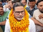 Jan Suraaj Party founder Prashant Kishor being welcomed by supporters after he announced his decision to contest in the by-election to the Bankipur assembly seat. Jan Suraaj Party founder Prashant Kishor being welcomed by supporters after he announced his decision to contest in the by-election to the Bankipur assembly seat.