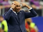 Portugal coach Roberto Martinez reacts