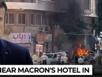 Macron leaves hotel minutes before blast, Syria already crumbling? Macron leaves hotel minutes before blast, Syria already crumbling?