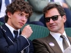 Roger Federer returned to Wimbledon as Kimi Antonelli joined him in the Royal Box. 