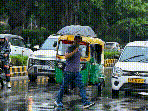 Heavy rain and thunderstorm battered parts of the country on Monday and triggered landslides and flash floods in some areas, killing at least four people, causing widespread damage across Maharashtra, Delhi and Chhattisgarh.