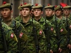The 48th Highlanders of Canada marched at a parade in Toronto earlier this year.