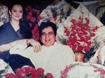 Saira Banu with Dilip Kumar.