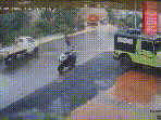 A large mound of mud, accumulated near the Meenakshi Bridge at Kalladi as part of an ongoing tunnel road project connecting Kozhikode and Wayanad districts, is seen suddenly sliding down due to the rain,