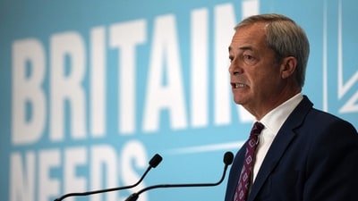Reform UK’s Farage quits as MP. (AFP)