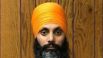 Pro-Khalistan figure Hardeep Singh Nijjar. (HT Archive)