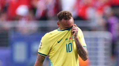 Neymar's injuries had also been a big issue throughout his career. (Getty Images via AFP) Neymar's injuries had also been a big issue throughout his career. (Getty Images via AFP)