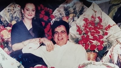 Saira Banu with Dilip Kumar. Saira Banu with Dilip Kumar.