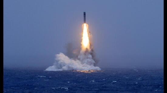 By launching the missile in international waters, a rare practice, China has upped the ante by testing the geographical span of its military capabilities, just like Germany did with Smolensk. (Li Xiangchao/Xinhua via AP)