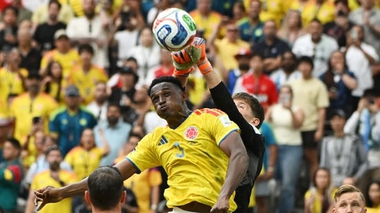 Switzerland's Gregor Kobel kept them alive in the regulation and extra time with extraordinary show and he also made a save in the penalty shootout.(IMAGN IMAGES via Reuters)