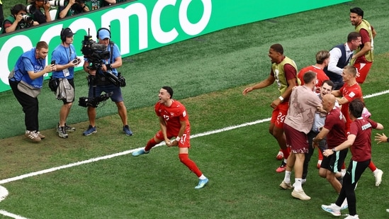Ruben Vargas blasted the winning spot kick for Switzerland as they beat in a penalty shootout to set up quarter-final against Argentina.(REUTERS)